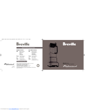 BREVILLE BBL800 Instructions & Recipe Inspirations