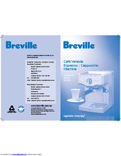 Breville Cafe Venezia BES250 Manuals 