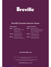 BREVILLE BMF600XL - REV D10 Manual