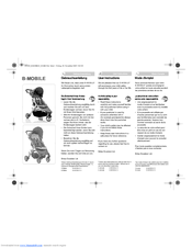 BRITAX B-MOBILE User Instructions
