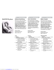 BRITAX SAFEFIX PLUS User Instructions
