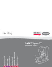BRITAX SAFEFIX PLUS TT - ANNEXE 593 Manual