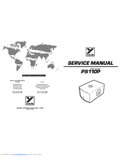 YORKVILLE PULSE PS110P Service Manual