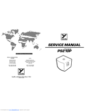 YORKVILLE PULSE PS210P Service Manual