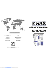 YORKVILLE PowerMAX PM22 Service Manual