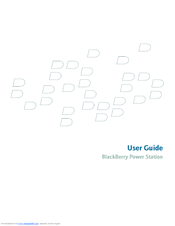 Blackberry Power Station User Manual