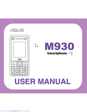 Asus M930 User Manual
