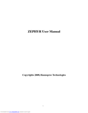 Hannspree zephyr User Manual