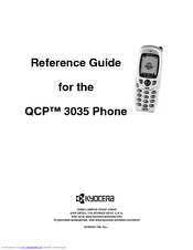 Kyocera QCP 3035 Reference Manual