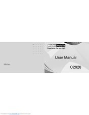Haier C2020 User Manual
