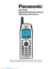 Panasonic EBTX320 - Cell Phone ATLAS Operating Instructions Manual