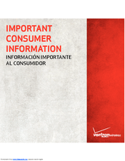 Verizon Wireless VL600 Consumer Information