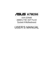 Asus A7M266 User Manual