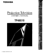 Toshiba TP48G10 Owner's Manual