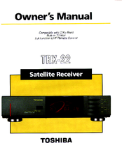 Toshiba TRX-22 Owner's Manual
