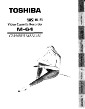 Toshiba M-64 Owner's Manual