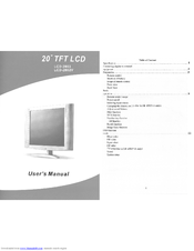 Totevision LCD-2002V User Manual