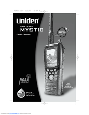 Uniden MYSTIC - Marine GPS Receiver Owner's Manual