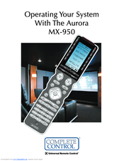 Complete Control Aurora MX-950 Operating Instructions Manual