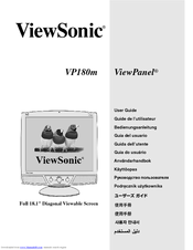 Viewsonic ViewPanel VP180m User Manual