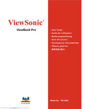 Viewsonic ViewBook Pro VNB131 User Manual