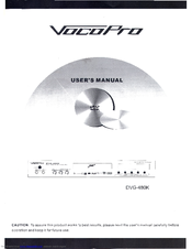 VocoPro DVG-480K User Manual