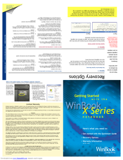 Winbook x2 Getting Started