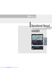 XOVision X403BT Operation Manual