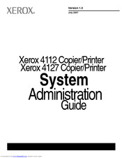 Xerox Legacy 4112 System Administration Manual