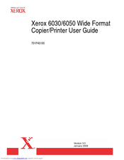 Xerox Wide Format 6030 User Manual