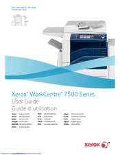 Xerox WorkCentre WC7545 User Manual