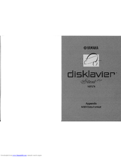 Yamaha Disklavier Silent MPX70 Midi Data Format