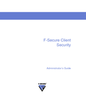 F-Secure CLIENT SECURITY 7.00 Administrator's Manual