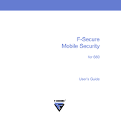 F-SECURE MOBILE SECURITY 3.1 FOR S60 User Manual