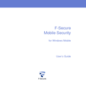 F-SECURE MOBILE SECURITY 6 FOR WINDOWS MOBILE - User Manual