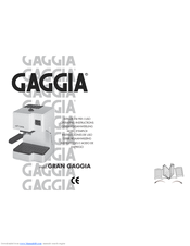 Gaggia GRAN GAGGIA Manual