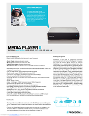 FREECOM MEDIAPLAYER II - Datasheet