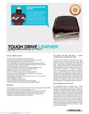 FREECOM TOUGH DRIVE LEATHER - Datasheet