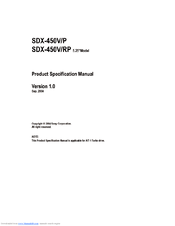 FREECOM SDX-450V/P Manual