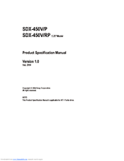 FREECOM SDX-450V/PR Manual