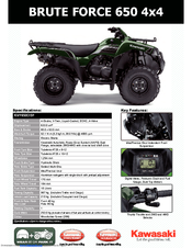 Kawasaki Kvf 650 4x4 Manuals Manualslib