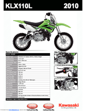 Kawasaki KLX 110L - BROCHURE 2010 Manuals | ManualsLib