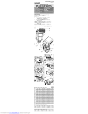 Sigma EF-530 ST SA-STTL Instructions