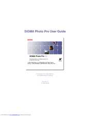 SIGMA PHOTO PRO 3.2 Manual