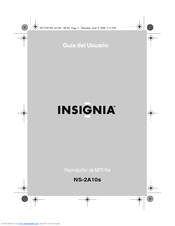 Insignia NS-2A10S - Kix 2 GB Digital Player Guía Del Usuario
