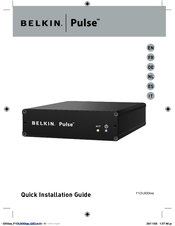 Belkin F1DU120 - Pulse Network Monitor Quick Installation Manual