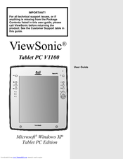 ViewSonic TPCV1100 User Manual