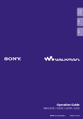 Sony Walkman NW-S202F Operation Manual