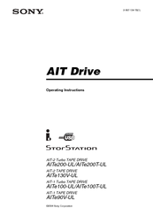 Sony StorStation AITe200-UL Operating Instructions Manual