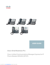 Cisco Small Business Pro SPA501G User Manual